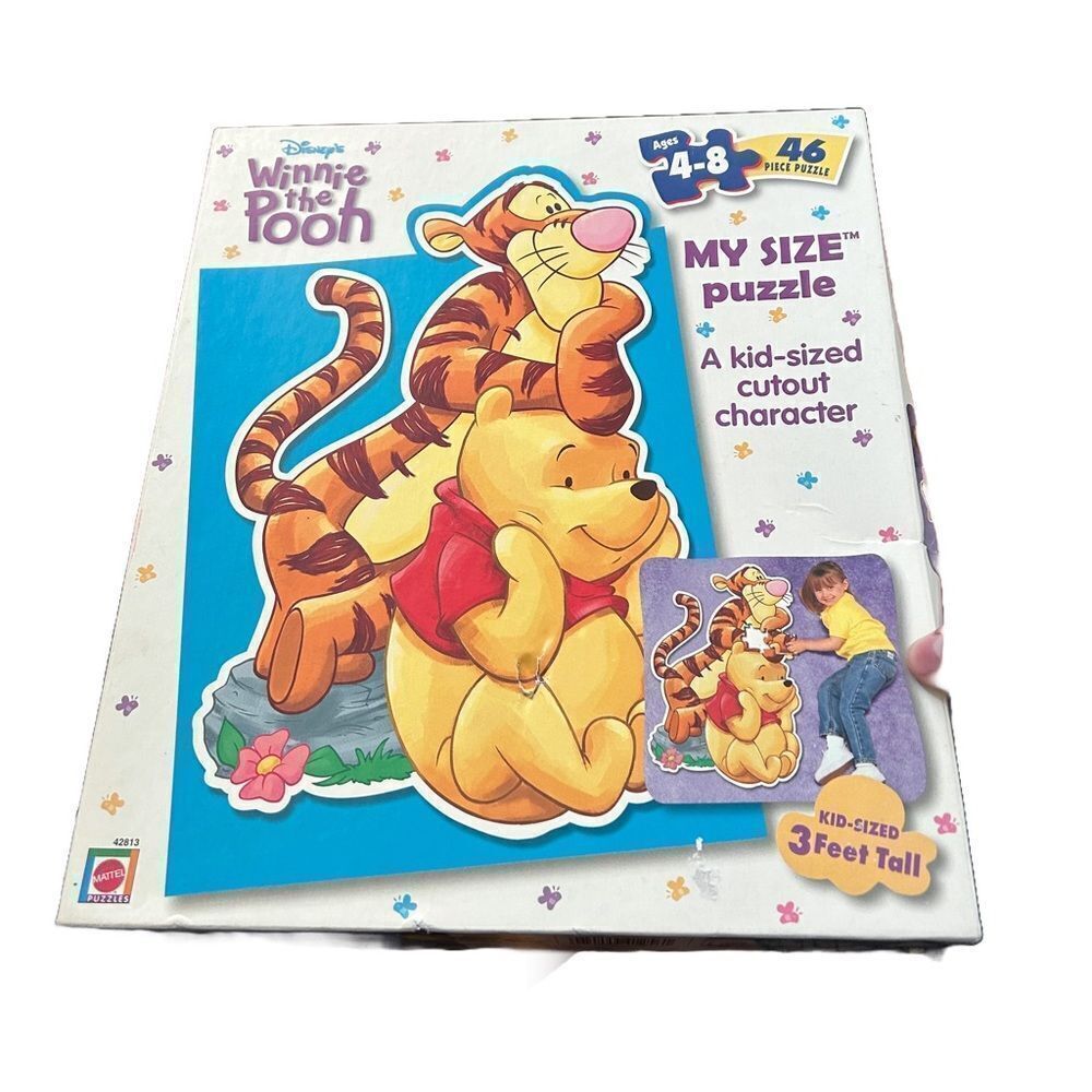 Vintage Y2K Winnie the Pooh & Tigger Puzzle